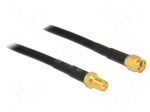 Cable | 3m | RP-SMA male,RP-SMA female | black | &Oslash;cable: 4.8mm | 50&Omega;