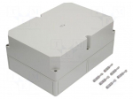 Enclosure: multipurpose | X: 254mm | Y: 361mm | Z: 165mm | TK PS | grey