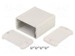 Enclosure: multipurpose | TEKAM | X: 60mm | Y: 70mm | Z: 31mm | aluminium