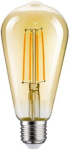 LED bulb Visional LED Dimmable filament bulb E27, ST64, 10W, 1100lm, 3000K, 360&deg;, amber
