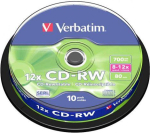 Other Computer Accessory Verbatim CD-RW 700MB x12 Cake Box 10