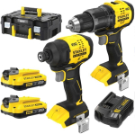 STANLEY ZESTAW V20 (SFMCD716, SFMCD811) 2x2,0Ah PRO-STACK BL