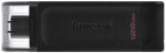 Flash drive Kingston 128GB DataTraveler 70 USB-C Black DT70/128GB