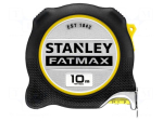 Measuring tape | L: 10m | Width: 32mm | plastic | Class: II | yellow