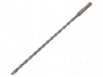 Drill bit | for concrete | &Oslash;: 6.5mm | L: 260mm | metal