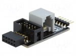 Adapter | IDC10,RJ12,pin strips,pin header | Assoc.circ: PIC