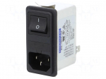 Connector: AC supply | socket | male | 6A | 250VAC | IEC 60320 | -25&divide;85&deg;C