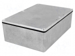 Enclosure: multipurpose | X: 121mm | Y: 171mm | Z: 55mm | 1550 | aluminium