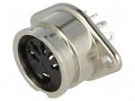 Socket | DIN | female | PIN: 5 | Layout: 180&deg; | straight | soldering