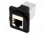 Coupler | FT | Cat: 5e | shielded | Layout: 8p8c | Case: XLR standard