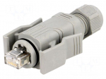 Plug | RJ45 | Variosub | PIN: 8 | Cat: 5e | shielded | Layout: 8p8c | IP67