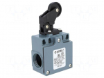 Limit switch | plastic roller &Oslash;22mm | NO + NC | 10A | max.500VAC