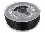 Filament: HIPS | 1.75mm | black | Printing temp: 230&divide;240&deg;C | 1kg