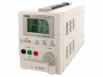 Power supply: laboratory | single-channel | 0&divide;120VDC | 0&divide;1A | Plug: EU