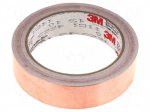 Tape: electrically conductive | W: 25mm | L: 16.5m | Thk: 0.066mm