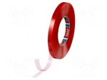 Tape: fixing | W: 12mm | L: 50m | Thk: 0.205mm | double-sided | 100&deg;C | 50%