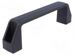 Handle | Mat: technopolymer (PA) | black | H: 50mm | L: 179mm | W: 28mm