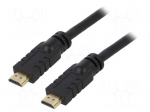 Cable | HDMI 1.4 | HDMI plug,both sides | 15m | black