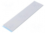 Tape: heat transfer | W: 50mm | L: 200mm | Thk: 3mm | 1W/mK | silicone