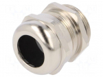 Cable gland | M32 | 1,5 | IP68 | Mat: brass | Body plating: nickel