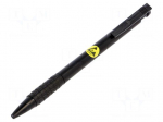 ESD | blue | Body: black | Office supplies: pen