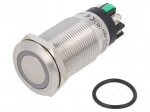 Switch: vandal resistant | Pos: 2 | SPDT | 3A/220VAC | 5A/24VDC | IP65