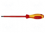 Screwdriver: insulated | slot | 6.5x1.2mm | Blade length: 150mm