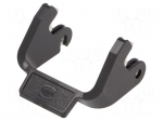 Locking element | Han 10/16/24B-DL Thermoplastic (black)
