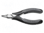 Pliers | end,cutting | ESD | two-component handle grips | 120mm