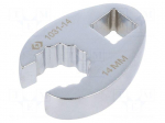 Wrench: ring half-open | 14mm | L: 42mm | Chrom-vanadium steel | 3/8"