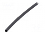 Heat shrink sleeve | glued | 3: 1 | 4.5mm | black | polyolefine | reel