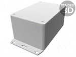 Enclosure: multipurpose | X: 80mm | Y: 120mm | Z: 60mm | 1591 | ABS | black