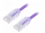 Patch cord | TX6A-28&trade;,U/UTP | Cat: 6a | RJ45 plug,both sides | wire