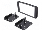 Radio frame | Subaru | 2 DIN | black