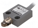 Limit switch | oblong metal roller &Oslash;12,4mm | SPDT | 5A | max.240VAC