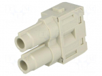 Connector: HDC | module | female | 70A | 1000V | Han-Modular&reg; | PIN: 2