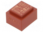 Transformer: encapsulated | 1.5VA | 230VAC | 9V | 9V | 83mA | 83mA | PCB