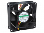 Fan: DC | axial | 24VDC | 80x80x25mm | 96.33m3/h | 43.1dBA | Vapo | 4500rpm