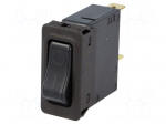 Circuit breaker | Urated: 240VAC | 60VDC | 10A | SPST | Poles: 1 | SNAP-IN