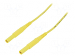 Test lead | 16A | banana plug 4mm,both sides | with protection