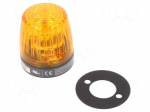 Signaller: lighting | continuous light | amber | NE-A | 24VDC | IP65