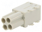 Connector: HDC | module | female | Han-Modular&reg; Domino | PIN: 4 | Han E&reg;