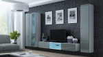 Cama Living room cabinet set VIGO 17 white/grey gloss