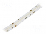 COB LED tape | RGB | LED/m: 1134 | 12mm | white PCB | IP20 | 180&deg; | 15W/m