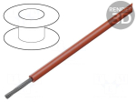 Wire | HookUp Wire | stranded | Cu | 20AWG | PTFE | red | 1kV | 30.5m