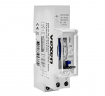 MDTA1R Mechanical daily timer 15min with backup 72h, 16A, AC230V