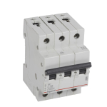 MCB RX 6000 - 3P - 400V - 10 A - C curve - prong/fork type supply busbars