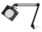 Tool: desk magnifier | ESD,with backlight | 220&divide;240VAC | Mag: x1.75