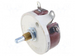 Potentiometer: shaft | single turn | 10k&Omega; | 50W | 6.35mm | wirewound