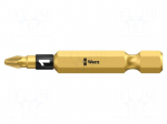 Screwdriver bit | Pozidriv&reg; | PZ1 | 1/4" | Overall len: 50mm